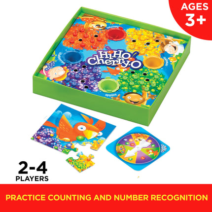Hasbro Gaming Hi Ho Cherry-O Board Game | Preschool Games for Kids | 2-4 Players for Girls & Boys | Ages 3+ (Amazon Exclusive)