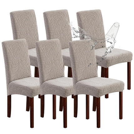 Genina 100% Waterproof Dining Chair Covers, Stretc