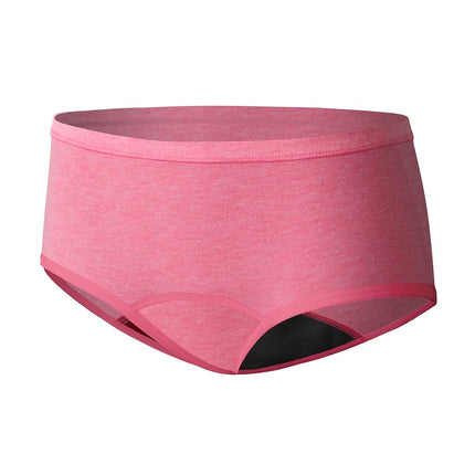 Hanes Girl's Comfort, Period. Ropa Interior Menstrual Estilo Boyshort y Hipster, Protección Moderada, Paquete Múltiple, Boyshort - Rosa/Azul/Negro - Paquete de 4, 8
