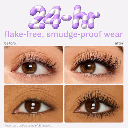 tarte tartelette tubing mascara – Lash Extensions in a Tube, Easy-to-Remove Eye Makeup, Clinically Proven to Volumize & Curl, 24Hr Smudge-Proof Longwear, Vegan & Cruelty-Free, full size, navy