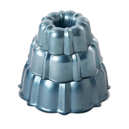 Nordic Ware Formed Bundt, Tiered 3-Piece Set, Twil