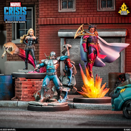 Atomic Mass Games, Marvel: Crisis Protocol - Avalanche, Exodus & Lady Mastermind, Character Expansion, Tabletop, 2 Players, from Age 14+, 90-120 Minutes, English, French and Spanish