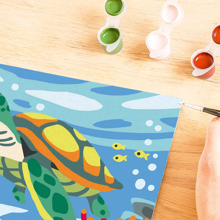 Ravensburger Creart Sea Turtle Paint by Numbers Kit for Children