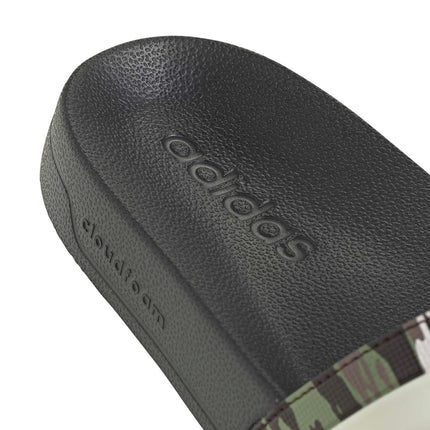 adidas Unisex Adilette Shower Slides Core Black/Alumina/Tent Green 18 UK 54 EU