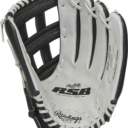 Rawlings | Gant de softball lent RSB | Lancer main droite | 13" - Toile en H professionnelle
