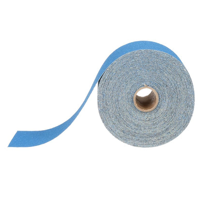 3M Stikit Blue Abrasive Sheet Roll, 36217, No Hole, 2.75 in x 20 yd, 80+ Grade, Automotive Sanding Roll Sandpaper for Coating Removal, Body Repair, Auto Sanding