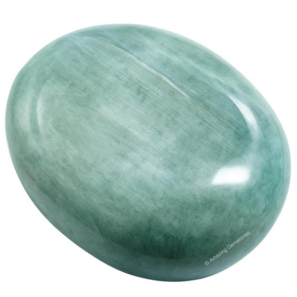 Amazing Gemstone Aquamarine Celestite Crystals and Healing Stones - Large Palm Stone Crystals Piedra - Crystal for Good Luck, Positive Energy, Meditation - Unique Stocking Stuffers Gifts for Women