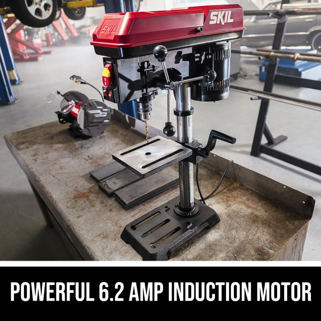 SKIL 6.2Amp 10 in. Benchtop Drill Press w/Laser & LED Light