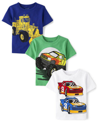 The Children's Place Boys' and Toddler 3-Pack Shor