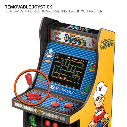 My Arcade DGUNL-3203 Burger Time Micro Player Retro Arcade Machine - 6 Inch