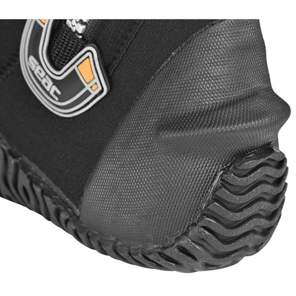 SEAC Basic HD, 5 mm neoprene diving boots with side zip and semi-rigid sole, S