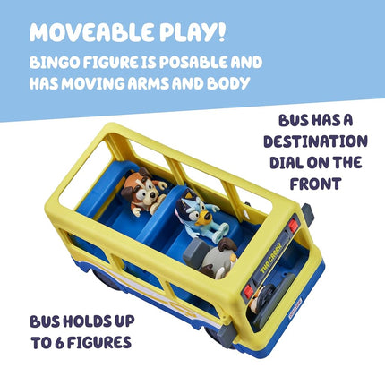 Bluey Bus + Mates, 2.5-3 inch Figures | Amazon Exclusive