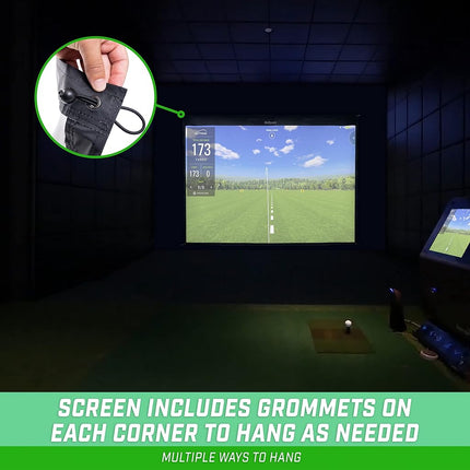 GoSports 9 ft Golf Simulator Impact Screen