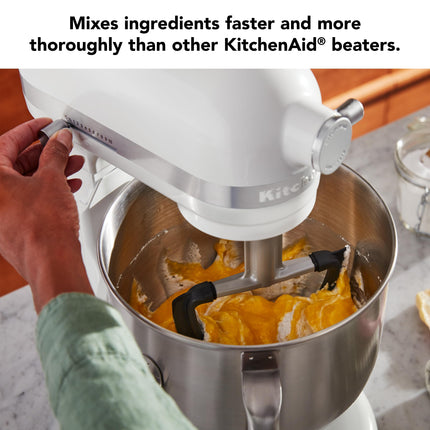 KDF7B Double Flex Edge Beater for Select Bowl-Lift Stand Mixers, Silver