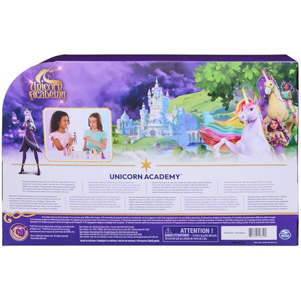 Unicorn Academy, Magic Unleashed Adventure Pack with Sophia, Ava, Ravenzella, Wildstar, Leaf and More, Dolls and Unicorn Toys for Girls Ages 4 and up