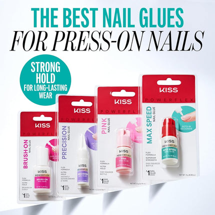 KISS Nail Glue Cyanoacrylate Liquid Nail Glue Glue Nail Clear