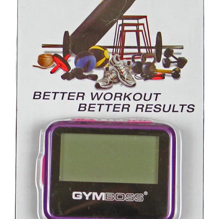 Gymboss Interval Timer and Stopwatch - VIOLET / PINK METALLIC GLOSS