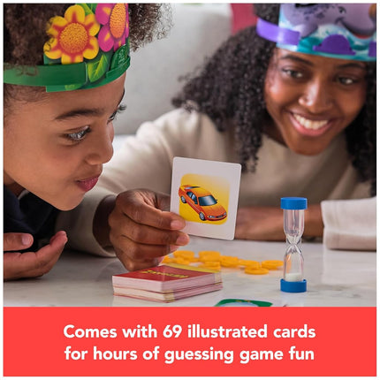 Hedbanz 2nd Edition Picture Guessing Board Game Family Games & Kids’ Games for Kids Aged 6 and up