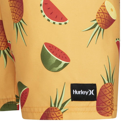 Traje de baño Hurley de niño estampado para tirar, Nectarine, 2T, Nectarine, 2T