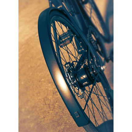 SKS GERMANY EDGE AL 46 SET mudguard set, bike accessories (aluminium mudguards, high stability, easy mounting, suitable for almost every frame, with ESC safety system), black