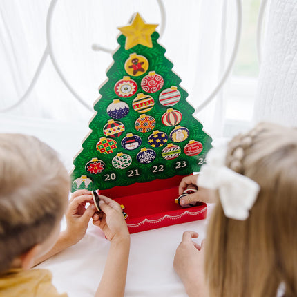 Melissa & Doug Calendario de Adviento de Madera