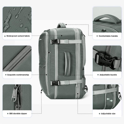 Maelstrom 40-50L Laptop Backpack, Green, Unisex