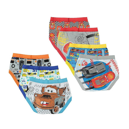 Handcraft Little Boys' Disney Cars 7 Pack Brief, Multi, 2T/3T