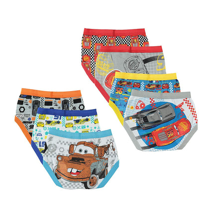 Handcraft Little Boys' Disney Cars 7 Pack Brief, Multi, 2T/3T