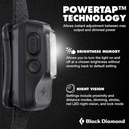 Black Diamond Equipment Spot 400-R Headlamp, Graphite