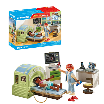 Playmobil 71618 Action Heroes: MRI with patient, r