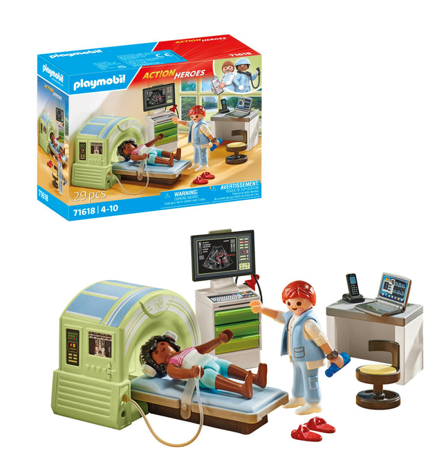 Playmobil 71618 Action Heroes: MRI with patient, r