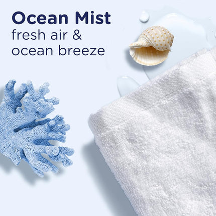 Downy Light Laundry Scent Booster Beads for Washer, Ocean Mist, 12.2 oz, with No Heavy Perfumes