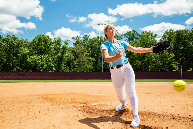 Pantalon de softball extensible avec ceinture Mizuno pour fille, marine