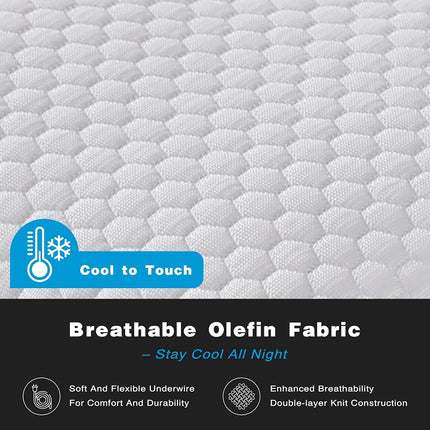 Beautyrest Heated Mattress Pad King - Electric Bed Warmer Cool To Touch, All Seasons Cover, 5 Heat Level, Auto Shut Off, Deep Pocket - Machine Wash Electric Mattress Pad, UL Certified, White, Cal King
