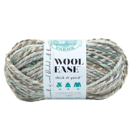 Lion Brand Yarn Wool-Ease Thick & Quick Yarn, Soft
