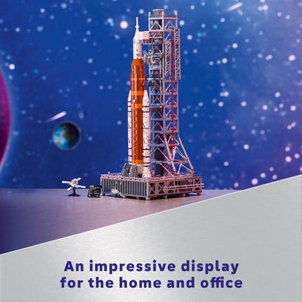 LEGO Icons Système de lancement spatial NASA Artémis, Décoration de maison et de bureau, Cadeau spatial pour adultes, Kit de construction de modèle à assembler, Projet amusant pour adultes, Inclut une capsule Orion et une tour de lancement, 10341