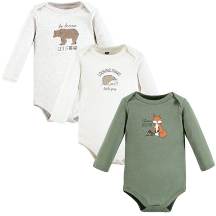 Hudson Baby unisex-baby Cotton Long-sleeve Bodysui