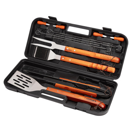 Cuisinart CGS-W13 Wooden Handle Grill Tool Set wit