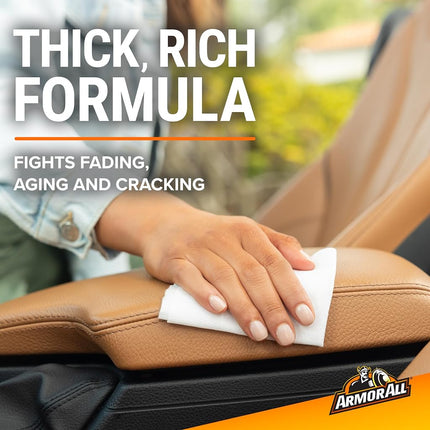 Armor All 10881 Leather Wipes - 20 Sheets