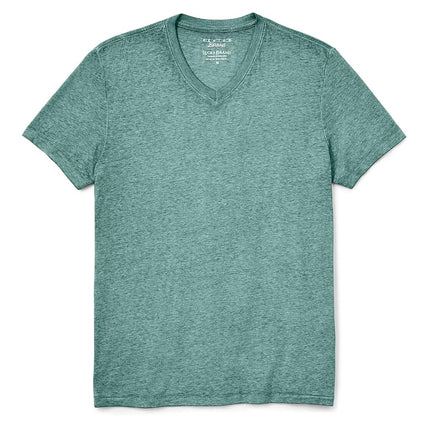 Lucky Brand Men's Venice Burnout V-Neck Tee Shirt T, June Bug, Large