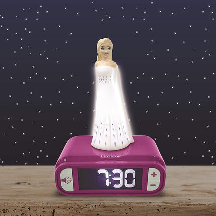 LEXIBOOK, Frozen Nightlight Alarm Clock, RL800FZ