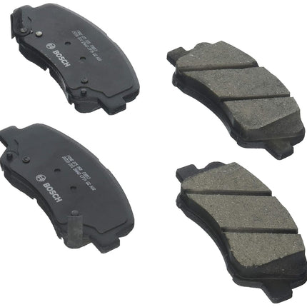 BOSCH BC1593 QuietCast Premium Ceramic Disc Brake Pad Set - Compatible with Select Hyundai Accent; Kia Rio; FRONT
