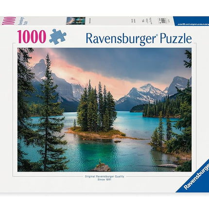 Ravensburger Maligne Lake Iconic Canada 1000 Piece Jigsaw Puzzle for Adults and Kids Age 12 Years Up [Amazon Exclusive]