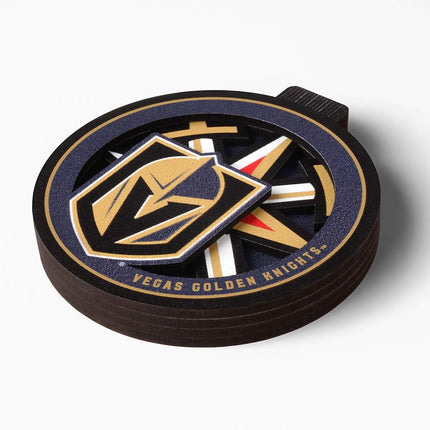 YouTheFan NHL Vegas Golden Knights 3D Logo Series Ornament