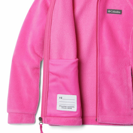 Columbia Big Girl's Benton II Hoodie Sweater Pink ice X-Large