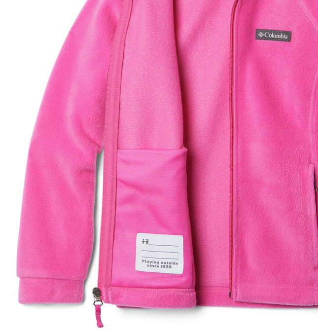 Columbia Sweat à Capuche Benton II pour Grande Fille, Rose Glacé, Très Grand