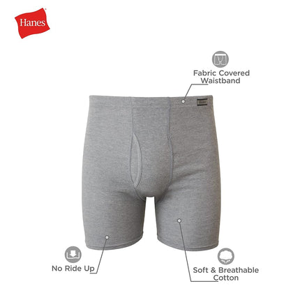 Hanes Men's Underwear Boxer Briefs, Cool Comfort Moisture-wicking Breathable Underwear, Multi-pack, Assorted - 5 Pack, S