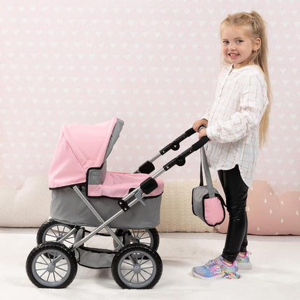Bayer Trendy Baby Dolls Pram, Foldable Pushchair, 46cm Dolls, Fairy Design