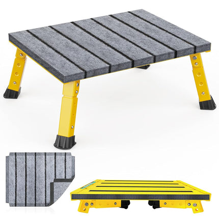 Marudina Large Platform RV Step with Cloth Cover a