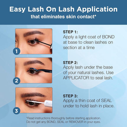 Ardell Seamless Naked Underlash Extensions - Refill Pack, Natural Lash Clusters, DIY Cluster Eyelash Extensions, Natural Eyelash Clusters, Individual Lashes, 1 Pack